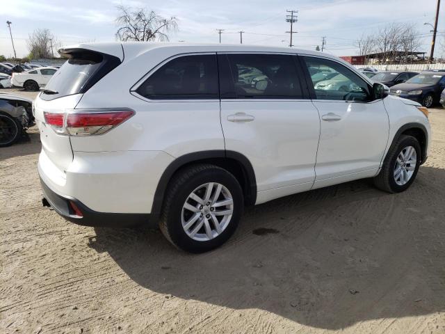 5TDZKRFH2FS088929 - 2015 TOYOTA HIGHLANDER LE WHITE photo 3