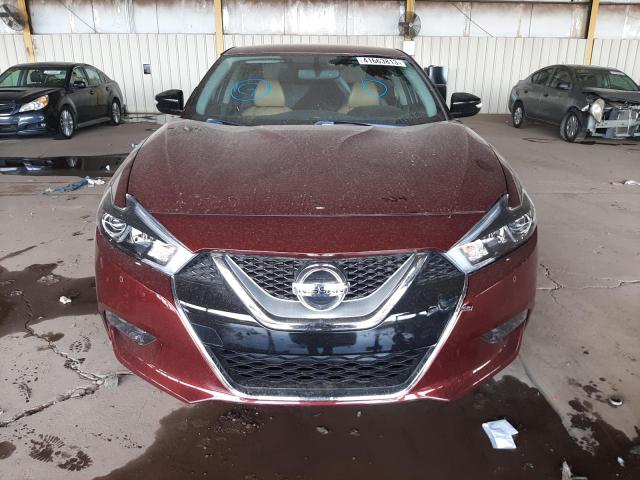 1N4AA6AP0GC418069 - 2016 NISSAN MAXIMA 3.5S BURGUNDY photo 5