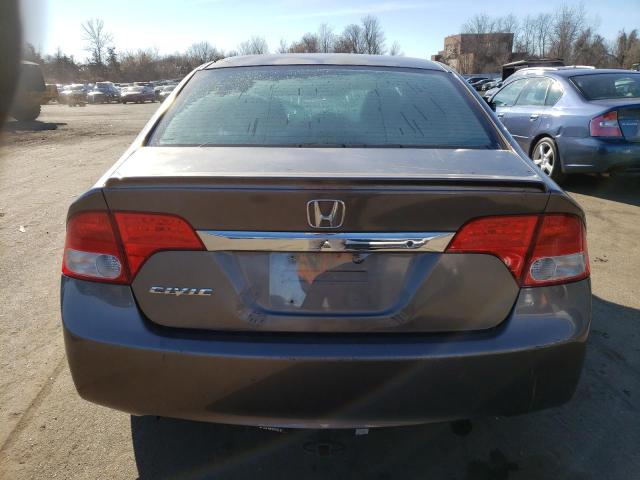 2HGFA1F69BH543758 - 2011 HONDA CIVIC LX-S Մոխրագույն լուսանկար 6