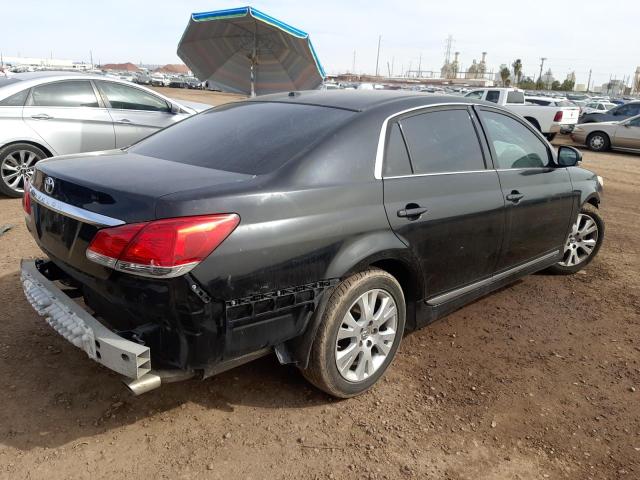 4T1BK3DB3BU427633 - 2011 TOYOTA AVALON BASE BLACK photo 3