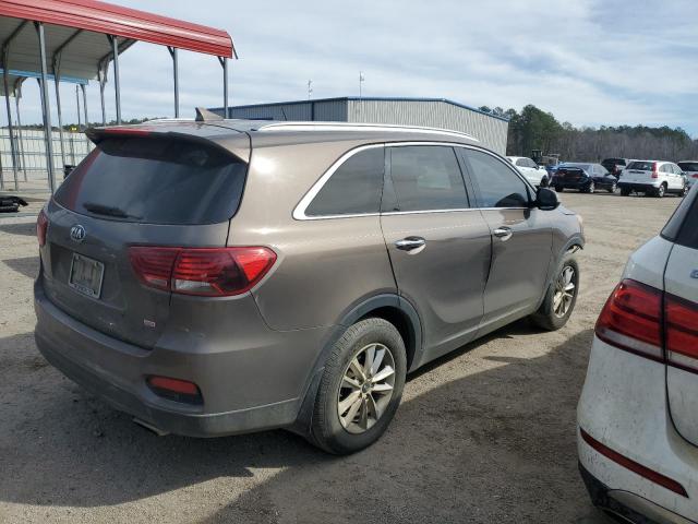 5XYPG4A32KG436601 - 2019 KIA SORENTO L BROWN photo 3