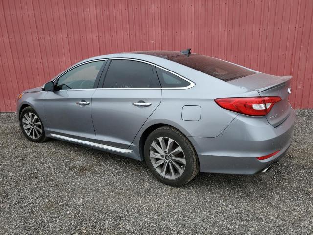 5NPE34AF0FH038606 - 2015 HYUNDAI SONATA SPORT GRAY photo 2