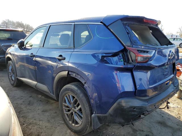 JN8AT3AA9MW013485 - 2021 NISSAN ROGUE S BLUE photo 2