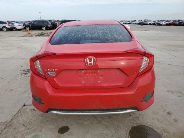 2HGFC2F64LH571954 - 2020 HONDA CIVIC LX RED photo 6