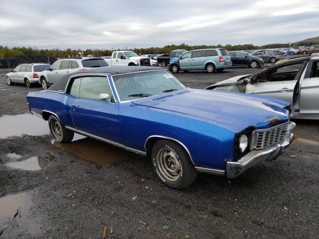 1H57H2B668285 - 1972 CHEVROLET MONTECARLO BLUE photo 4