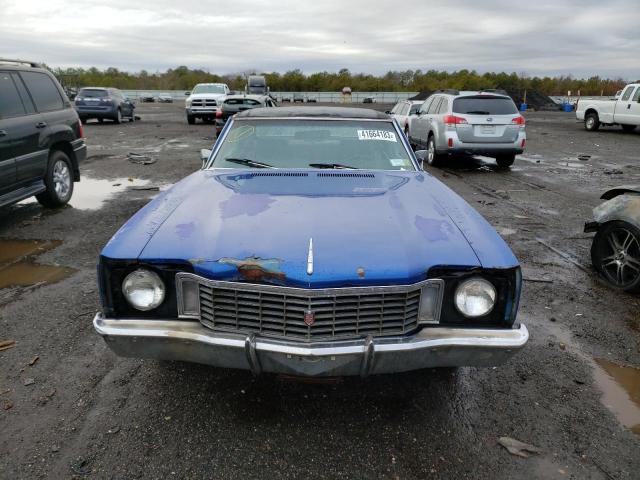 1H57H2B668285 - 1972 CHEVROLET MONTECARLO BLUE photo 5