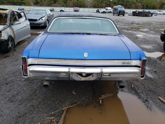 1H57H2B668285 - 1972 CHEVROLET MONTECARLO BLUE photo 6