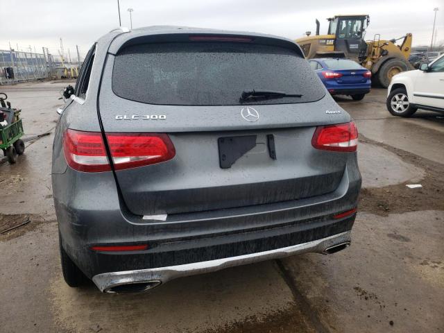 WDC0G4KB0JV069707 - 2018 MERCEDES-BENZ GLC 300 4MATIC GRAY photo 6