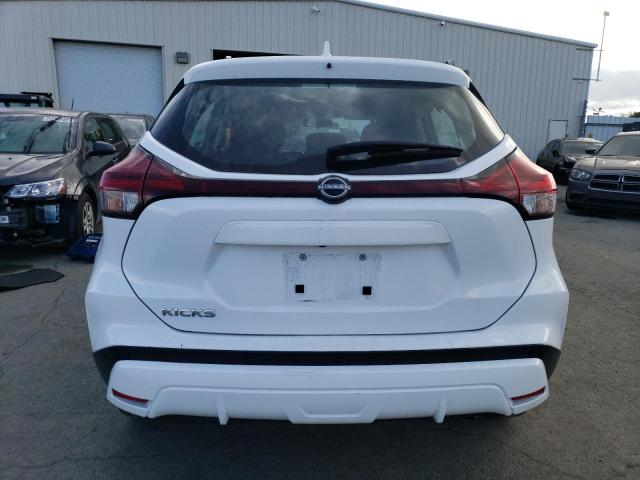 3N1CP5BV7PL548124 - 2023 NISSAN KICKS S WHITE photo 6