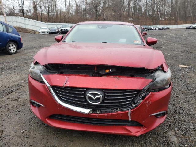 JM1GJ1W50G1418468 - 2016 MAZDA 6 GRAND TOURING RED photo 5