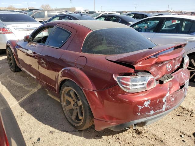 JM1FE173660205090 - 2006 MAZDA RX8 BURGUNDY photo 2