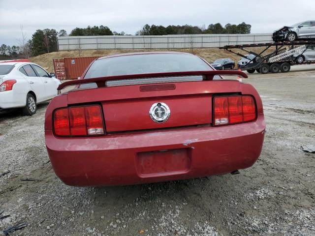 1ZVFT80N665107820 - 2006 FORD MUSTANG RED photo 6