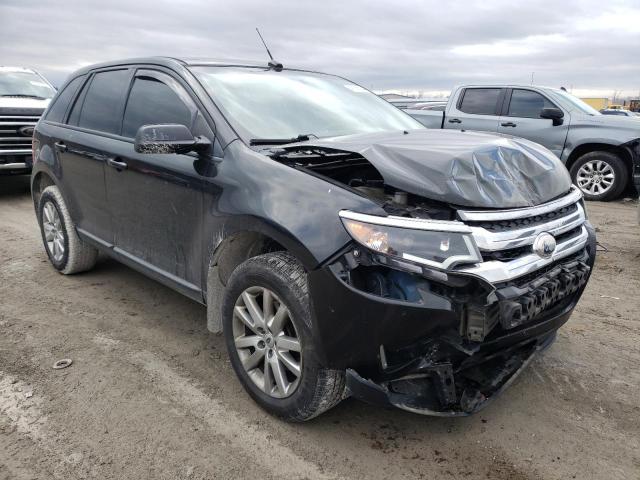 2FMDK3JC9EBB29104 - 2014 FORD EDGE SEL BLACK photo 4