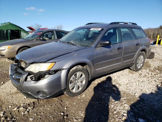 4S4BP60C087353886 - 2008 SUBARU OUTBACK SILVER photo 1