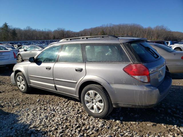 4S4BP60C087353886 - 2008 SUBARU OUTBACK SILVER photo 2