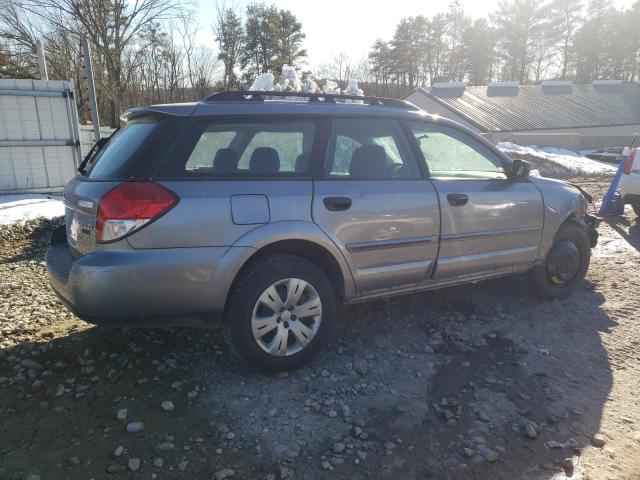 4S4BP60C087353886 - 2008 SUBARU OUTBACK SILVER photo 3