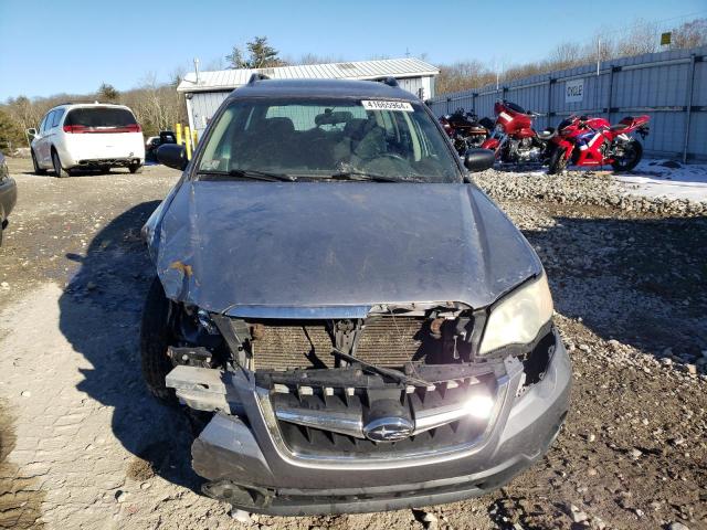 4S4BP60C087353886 - 2008 SUBARU OUTBACK SILVER photo 5