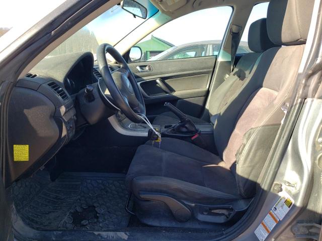 4S4BP60C087353886 - 2008 SUBARU OUTBACK SILVER photo 7