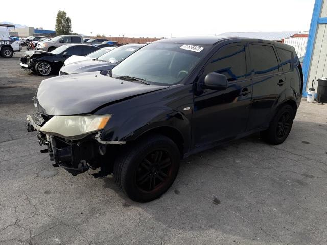 JA4LT21W98Z016167 - 2008 MITSUBISHI OUTLANDER ES BLACK photo 1