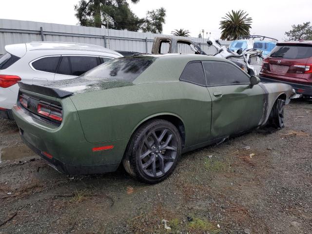 2C3CDZJG4MH677186 - 2021 DODGE CHALLENGER GT GREEN photo 3