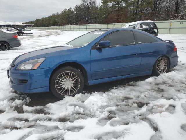 1HGCM81674A020556 - 2004 HONDA ACCORD EX BLUE photo 1