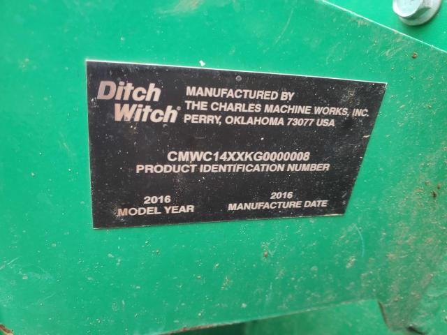 CMWC14XXKG0000008 - 2016 DITCH WITCH OTHER GREEN photo 10