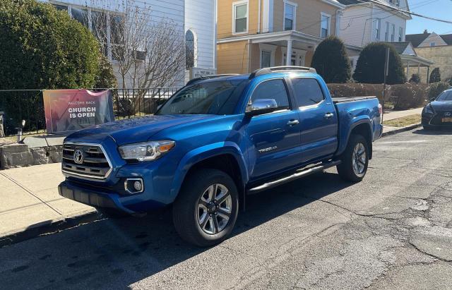 3TMGZ5AN1HM047817 - 2017 TOYOTA TACOMA DOUBLE CAB BLUE photo 2