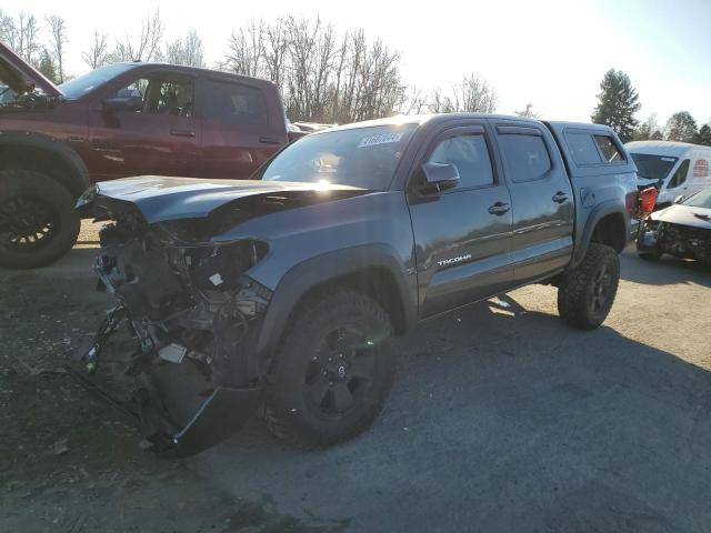 3TMCZ5AN8GM030784 - 2016 TOYOTA TACOMA DOUBLE CAB GRAY photo 1