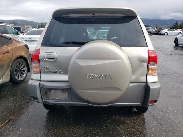 JTEGH20V010038596 - 2001 TOYOTA RAV4 BEIGE photo 6