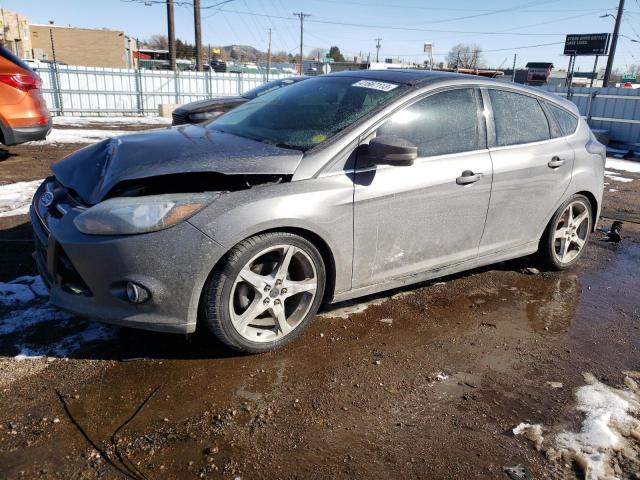 1FADP3N22EL131113 - 2014 FORD FOCUS TITANIUM GRAY photo 1