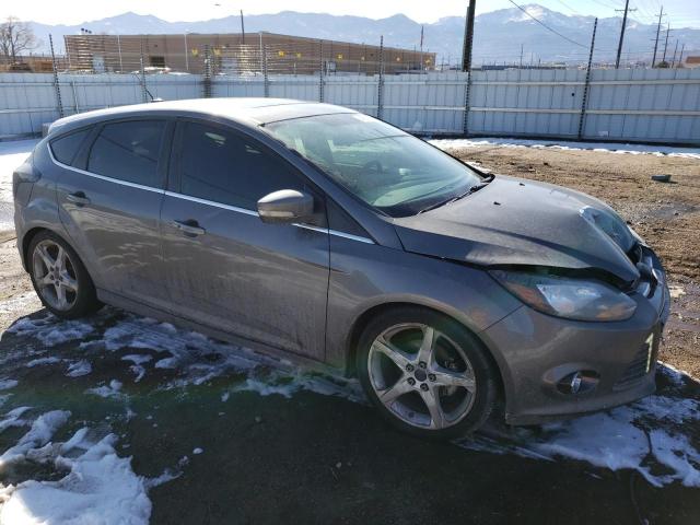 1FADP3N22EL131113 - 2014 FORD FOCUS TITANIUM GRAY photo 4