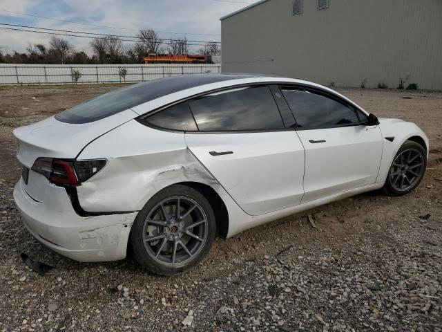 5YJ3E1EA6MF089697 - 2021 TESLA MODEL 3 WHITE photo 3