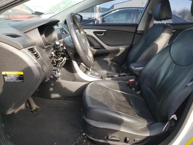 5NPDH4AE1DH195837 - 2013 HYUNDAI ELANTRA GLS SILVER photo 7