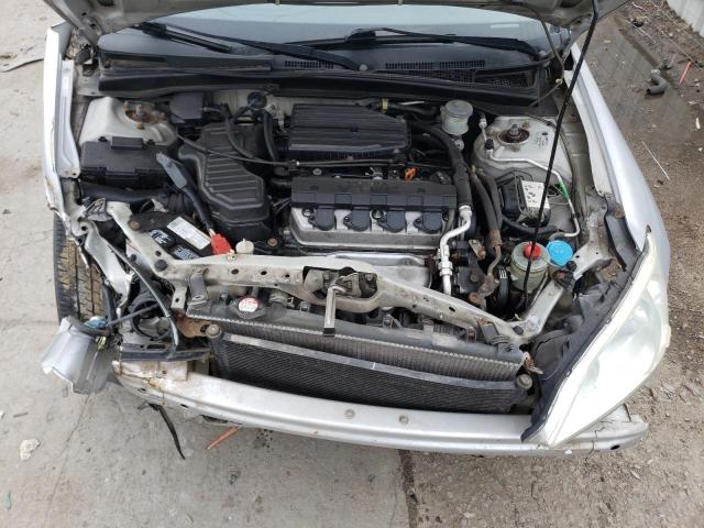 1HGES26714L009358 - 2004 HONDA CIVIC EX SILVER photo 11
