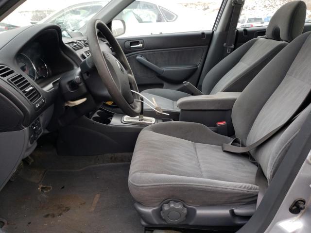 1HGES26714L009358 - 2004 HONDA CIVIC EX SILVER photo 7