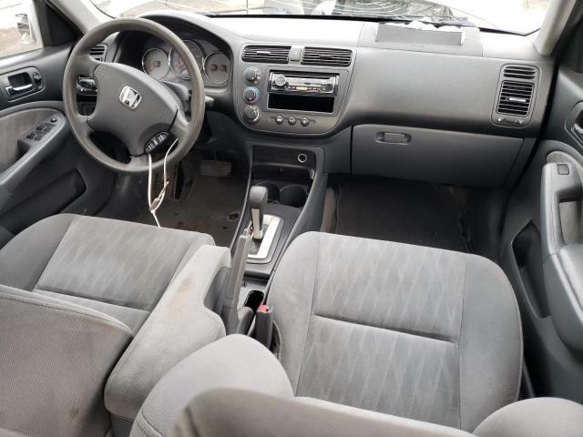 1HGES26714L009358 - 2004 HONDA CIVIC EX SILVER photo 8