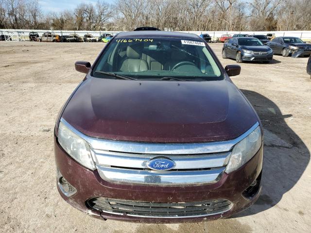 3FAHP0JA5BR253054 - 2011 FORD FUSION SEL MAROON photo 5