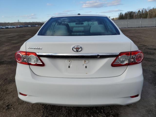 2T1BU4EE1DC943583 - 2013 TOYOTA COROLLA BASE WHITE photo 6