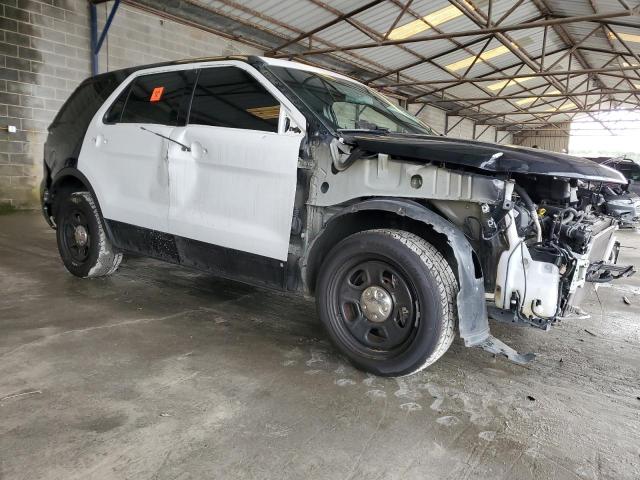 1FM5K8AR1JGB59240 - 2018 FORD EXPLORER POLICE INTERCEPTOR TWO TONE photo 4