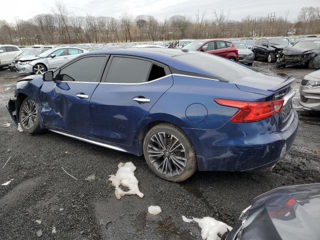 1N4AA6AP6GC439573 - 2016 NISSAN MAXIMA 3.5S BLUE photo 2