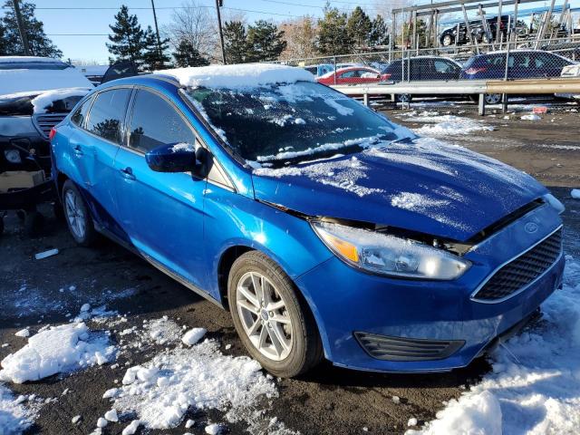 1FADP3F26JL312417 - 2018 FORD FOCUS SE BLUE photo 4