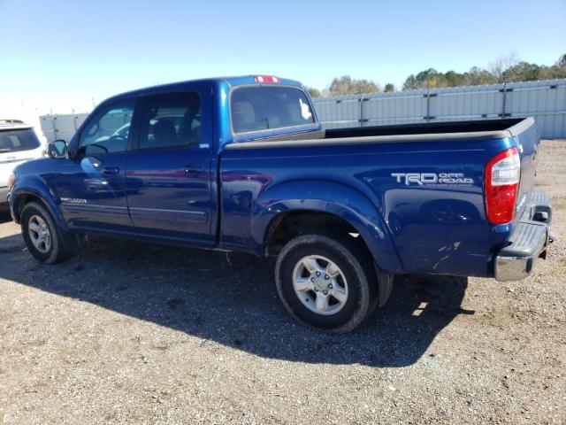 5TBET34115S492794 - 2005 TOYOTA TUNDRA DOUBLE CAB SR5 BLUE photo 2