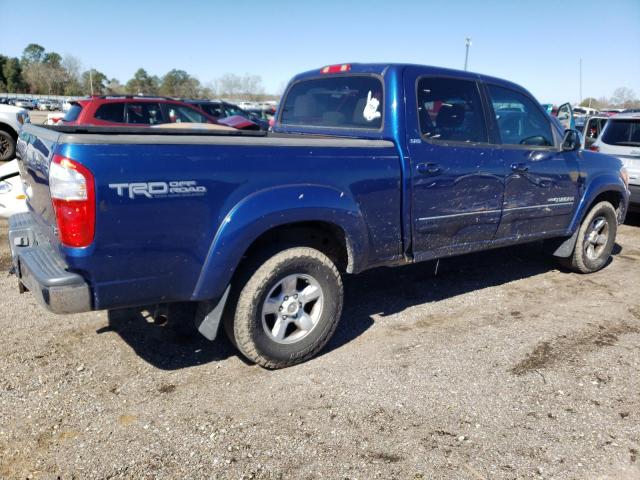5TBET34115S492794 - 2005 TOYOTA TUNDRA DOUBLE CAB SR5 BLUE photo 3