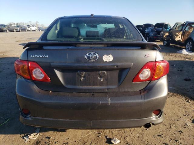 2T1BU4EE7AC197989 - 2010 TOYOTA COROLLA BASE GRAY photo 6