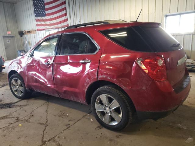 2GNALBEK9F6407792 - 2015 CHEVROLET EQUINOX LT RED photo 2