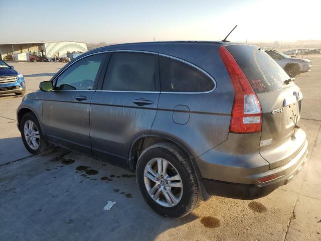 JHLRE4H7XAC015674 - 2010 HONDA CR-V EXL GRAY photo 2