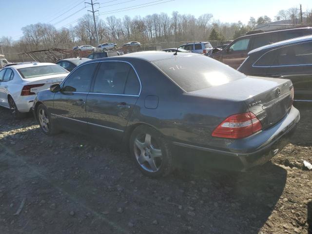 JTHBN36F055018420 - 2005 LEXUS LS 430 BLACK photo 2