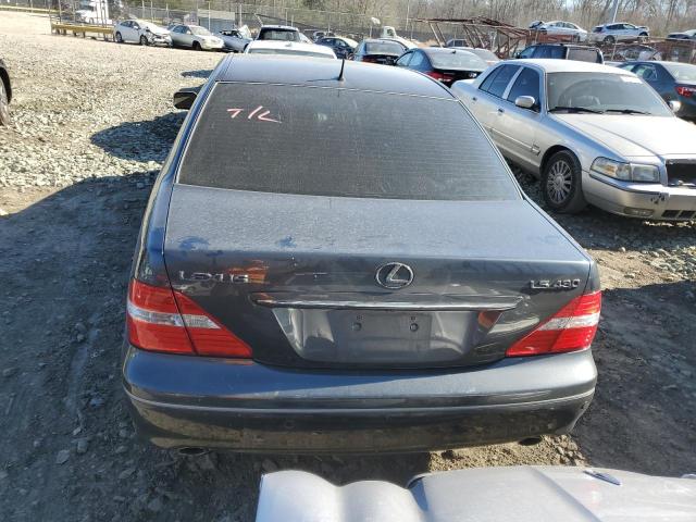 JTHBN36F055018420 - 2005 LEXUS LS 430 BLACK photo 6