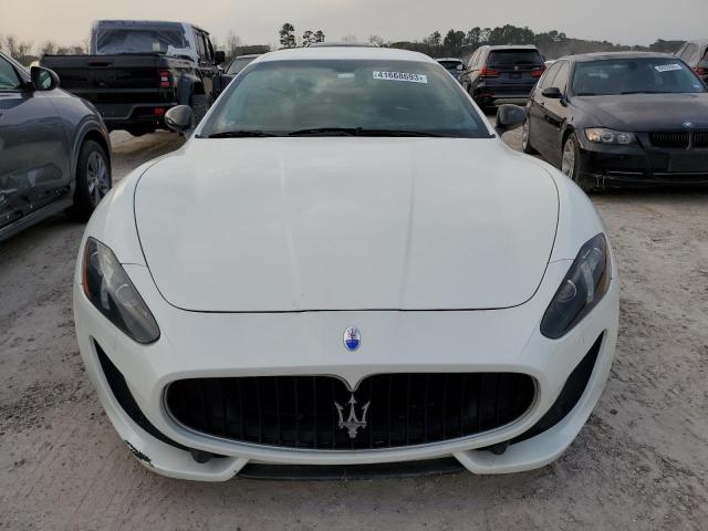 ZAM45VLA9F0143621 - 2015 MASERATI GRANTURISM S WHITE photo 5