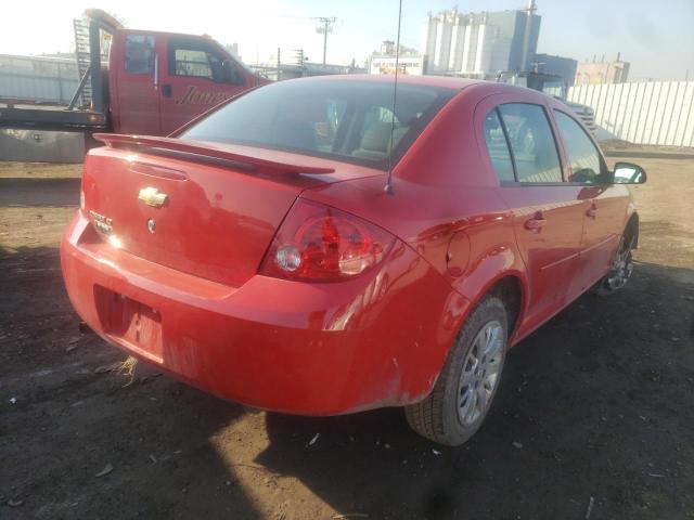 1G1AD5F59A7191363 - 2010 CHEVROLET COBALT 1LT RED photo 4